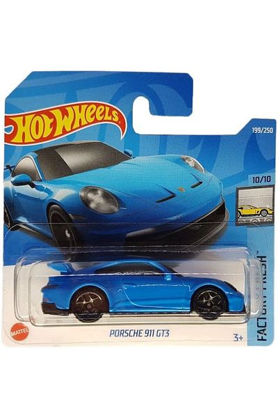 HOT WHEELS Masinuta metalica Hot Wheels, Porsche 911 GT3, Albastru, 1:64
