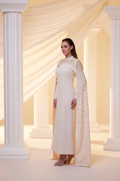 GAMZE ÖZKUL SUDE ABİYE KREM