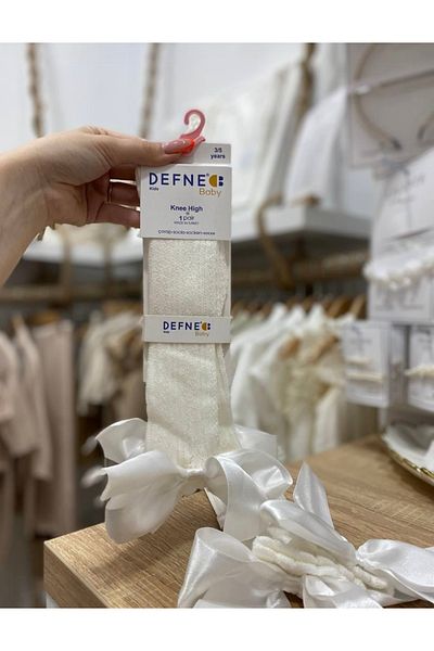 Batu Baby Girl and Child Bow Knee-High Socks
