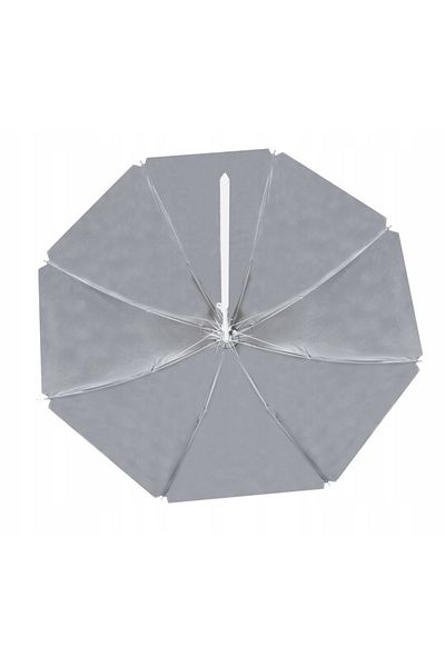 zola Beach umbrella,blue with aluminium, diameter 200 cm