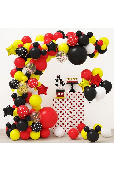 Baloane Vesele Balloon Arcade Birthday Events 130 Pieces ARC93