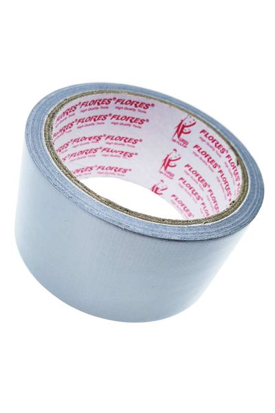 flores Cloth protective tape, Flores, dimensions 50 x 10 mm, for general use, gray