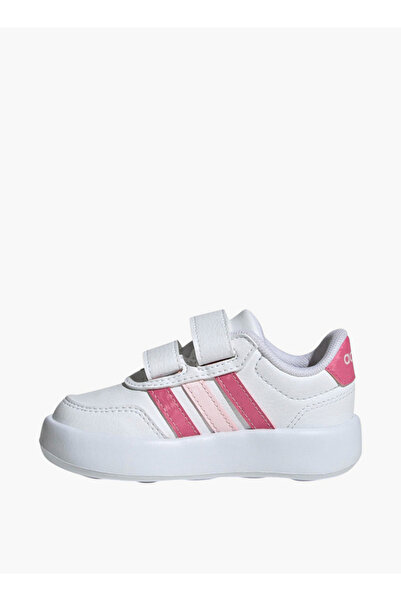 adidas Girls' BREAKNET 3.0 CF I Sneakers with Hook and Loop Closure - JS3676