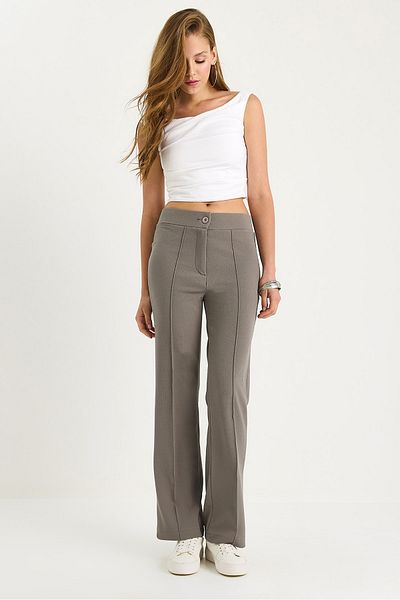 Bianco Lucci Women's Çima Detailed Spanish Leg Trousers 60283472