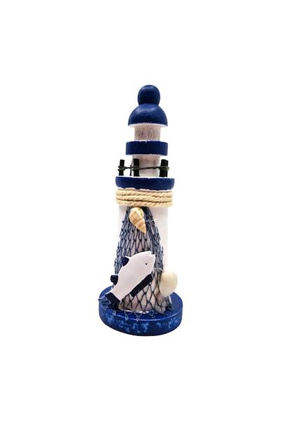 OEM Far decorativ cu scoici și peștișori, lemn, 13 cm