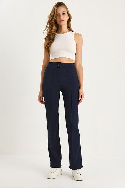 Bianco Lucci Women's Çima Detailed Spanish Leg Trousers 60283472
