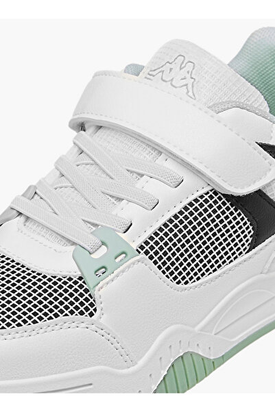 Kappa Girls' Logo Detail Sneakers with Hook and Loop Closure