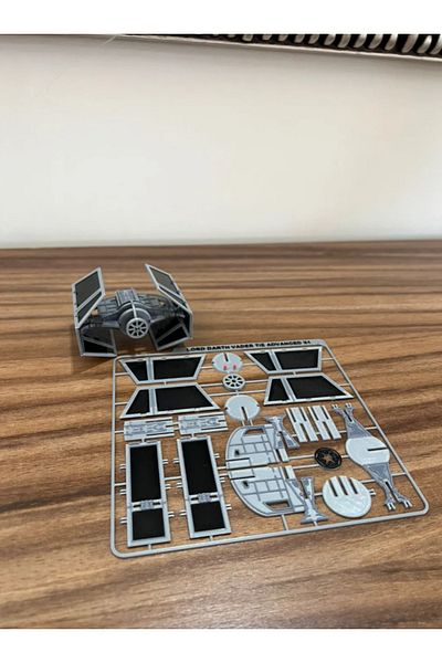 PUREYSMA Tie Advanced X1 Kit Model | Star Wars Darth Vader Spaceship Model Toy |   Installable Set