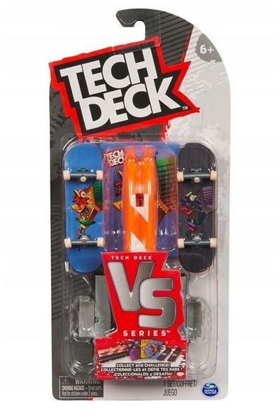 SPIN MASTERR Set of 2 mini skateboards with obstacle, Tech Deck, Model 1