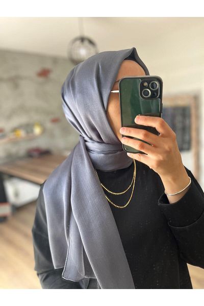 Merwiss Janjan Evening Dress Gray Shawl