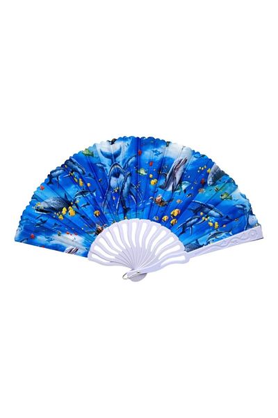 OEM Evantai din plastic si material textil, pliabil, model marin