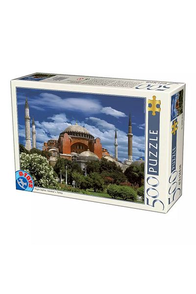 D-Toys Hagia Sophia, Istanbul Puzzle – 500 Piece Puzzle – Daytime Landscapes