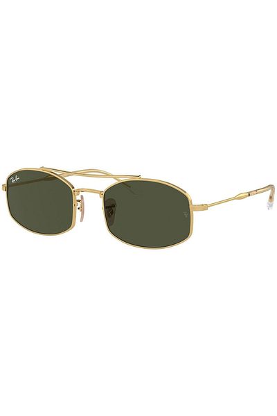 Ray-Ban Ray‑Ban RB3719 001/31 – Ochelari de soare unisex, Aur Arista, Lentile G‑15 Green, Mărime 54