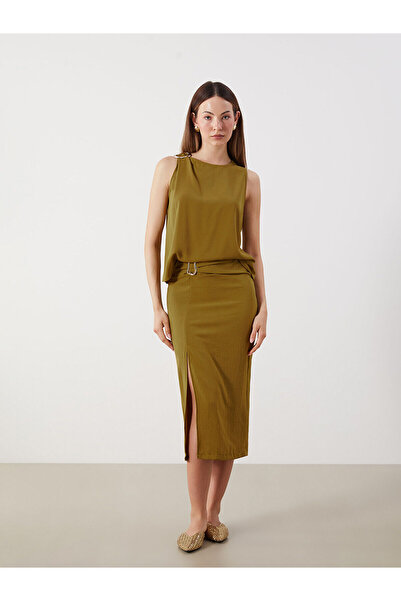 LC Waikiki Özmarka New Season Zippered Waist Slim Fit Skirt