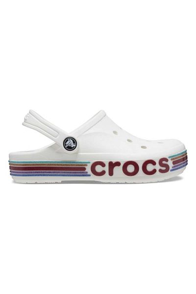 Crocs Clogs Crocs Bayaband Rainbow Glitter Clog Kids 32-33 EU - J1 US Alb - White