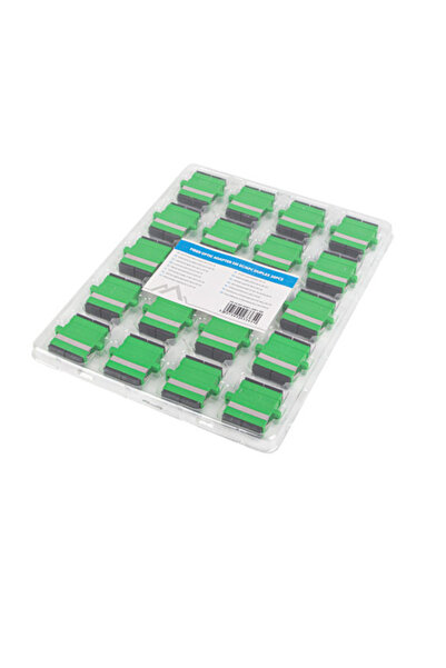 Lanberg Set de 20 de adaptoare de rețea cu fibră optică cu conectori SC/APC, ...