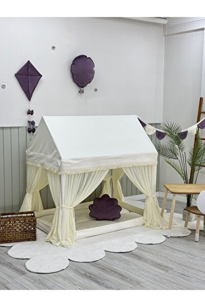 Miniden Çocuk Oyun Evi Natural Oyun Çadırı Oyun Alanı