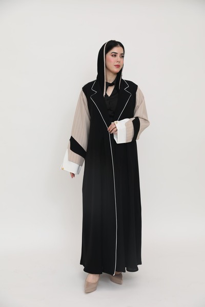 elegant hijab Floral Abaya - Linen Abaya