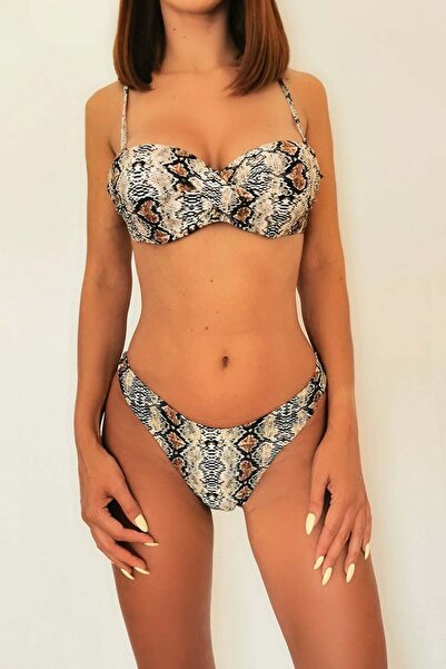 FashionForYou Two-piece swimsuit, push-up Intim Animal Print, 36