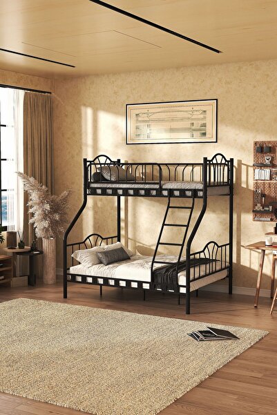 AKSviva İmaj 3 Kişilik Ebeveyn 3,Lü Metal Ranza 90x190 & 140x190