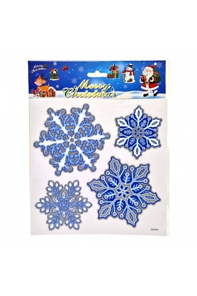 OEM Decorațiune de Crăciun, autocolant fulg de zăpadă, model 2401