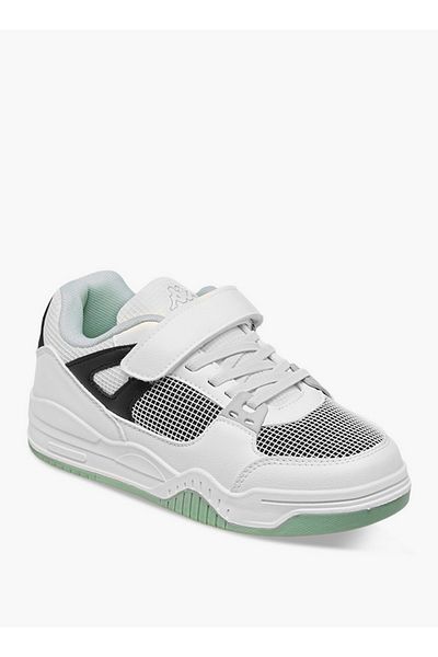 Kappa Girls' Logo Detail Sneakers with Hook and Loop Closure