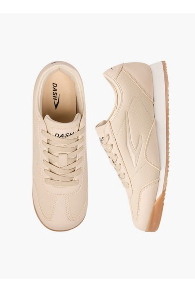 Dash Women Panelled Sneakers with Lace-Up Closure