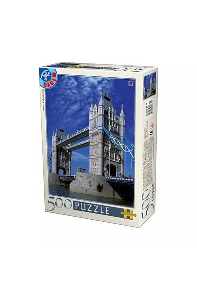 D-Toys Tower Bridge Puzzle – 500 Piece Puzzle – Daytime Landscapes