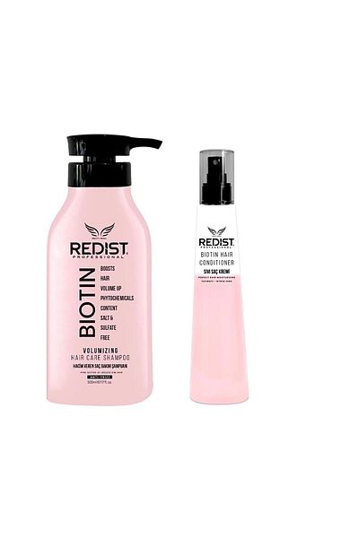 Redist Package Redist Biotin Shampoo 500 ml and Redist Biotin Biphasic Conditioner 225 ml
