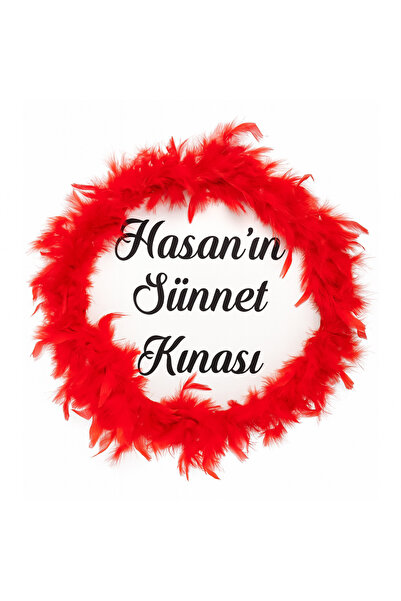 Isme Özel Deri Tef Kına Tefi Otrişle Süslenmiş Sünnet Tefi 30 Cm Vurmalı Çalgı Müzik Aleti