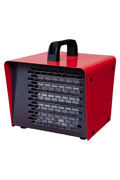 zola Industrial fan heater, red, 2000 W, with heating surface up to 16m/p