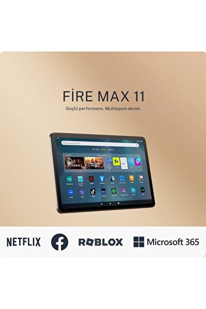 Amazon Fire Max 11 Tablet 64 Gb Siyah , 11" Inç Ekran , Octa-core Işlemcili Siyah