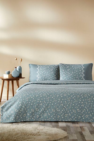 Özdilek Cilantro Double Pique Set