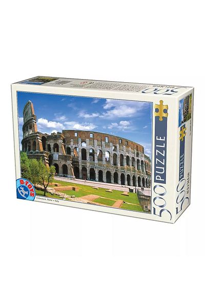 D-Toys Colosseum Puzzle, Rome – 500 Piece Puzzle – Daytime Landscapes