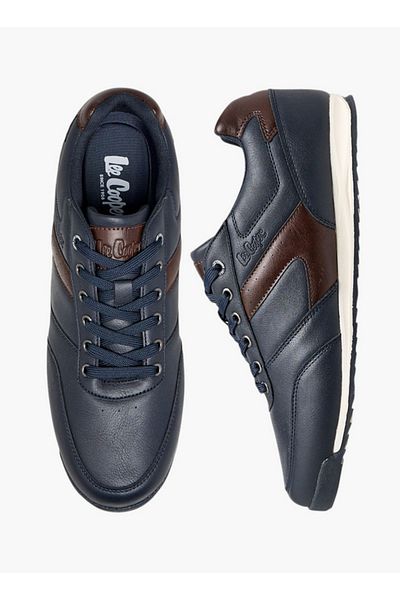 Lee Cooper حذاء رياضي رجالي مُقسم إلى أجزاء مع رباط للإغلاق