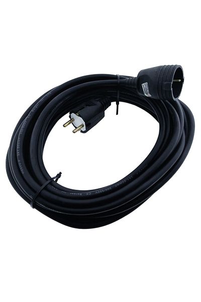 OEM Extension cable, length 20m, for electrical supply, with rubberized plug and coupling