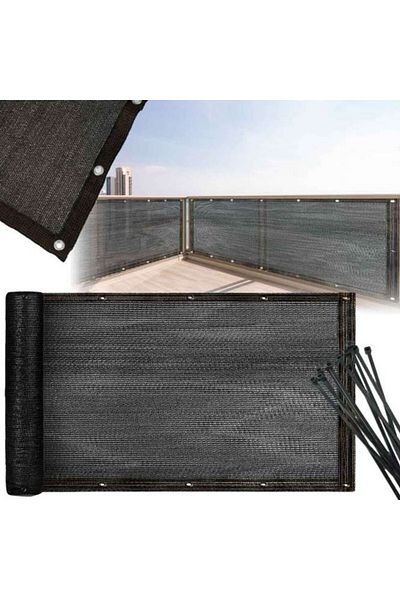 zola Balcony/terrace net, 100×700 cm, rain and UV resistant, accessories included, PVC