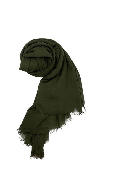 Happy Scarfs Dubai Shawl - Dark Khaki