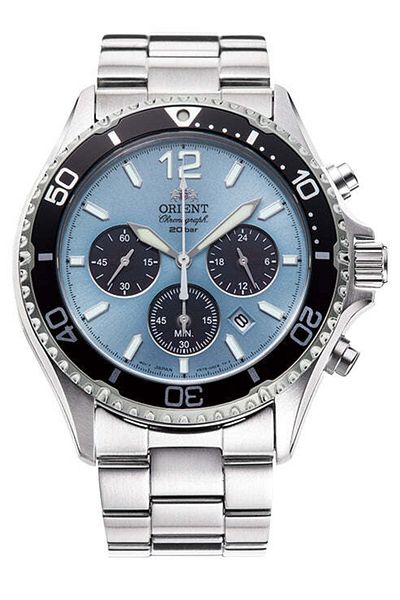 Orient RA-TX 0206 L Quartz Sports Watch, Metal Strap - 42.8 mm