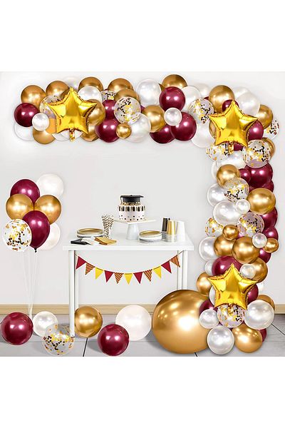 Baloane Vesele Birthday Balloon Arcade, Events 110 Pieces ARC102