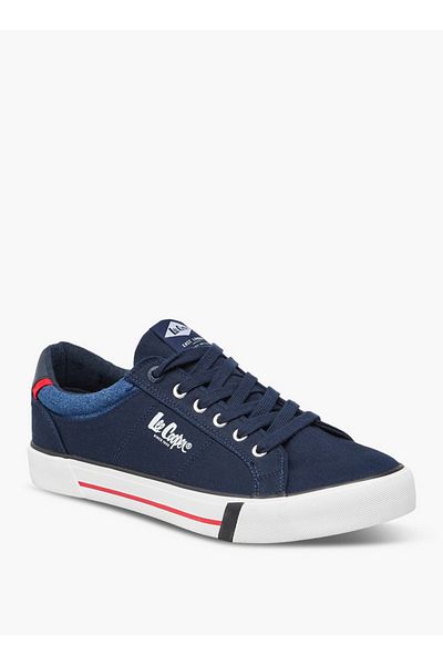 Lee Cooper حذاء رياضي برباط مزين بشعار للرجال