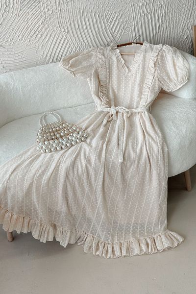 Poliyance Sieno Beige Dress