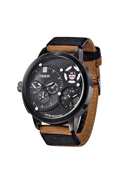 Xınew Ceas barbatesc casual Xinew Undecover, maro deschis