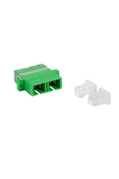 Lanberg Fiber optic network adapter with SC/APC connectors, Lanberg 43381, SM DUPLEX, transparent caps