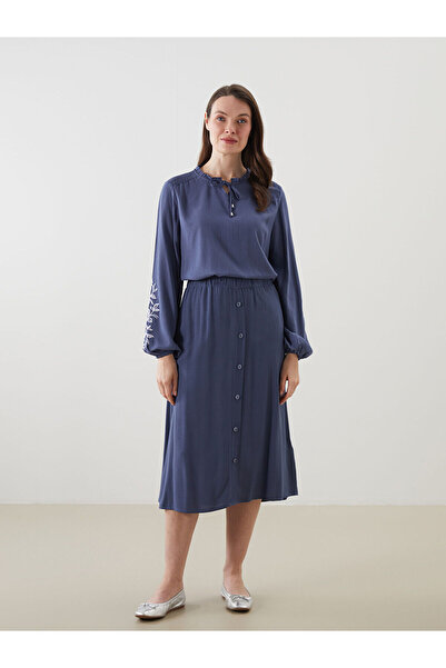 LC Waikiki Nevavm Women's Skirt with Elastic Waist
