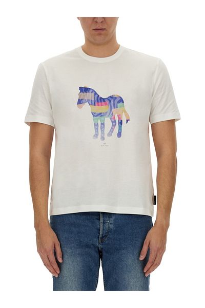 Paul Smith Tricou cu imprimeu zebră