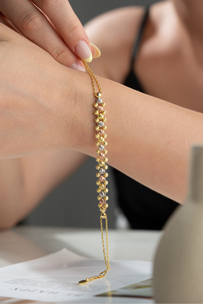 Silvano Jewelry 925 Ayar Gümüş Dorika Toplu Bileklik