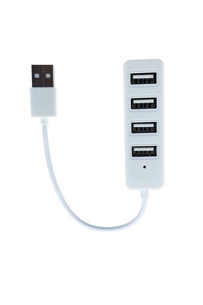 OEM Hub with 4 USB 2.0 ports and 10 cm long cable with USB type A male connector, with LED indicator
