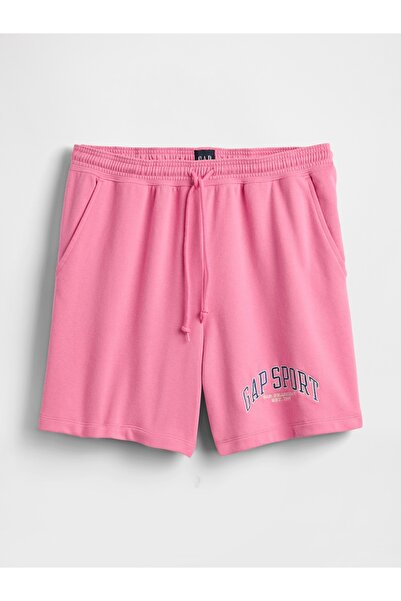 GAP Erkek Pembe VintageSoft Spor Sweat Şort