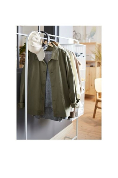 IKEA Mulıg ayaklı askılık beyaz 99x151cm